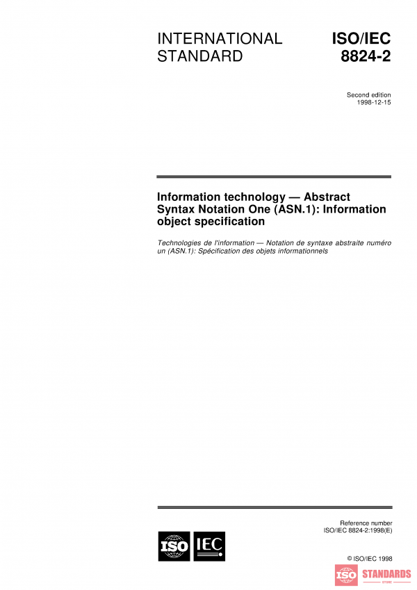 ISO/IEC 8824-2:1998 PDF