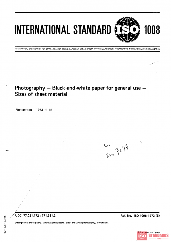 ISO 1008:1973 PDF