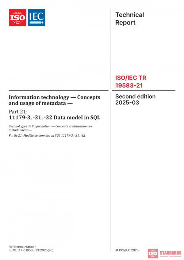 ISO/IEC TR 19583-21:2025 PDF
