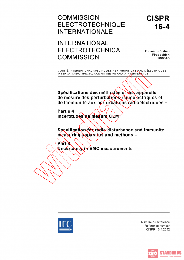 CISPR 16-4:2002 PDF