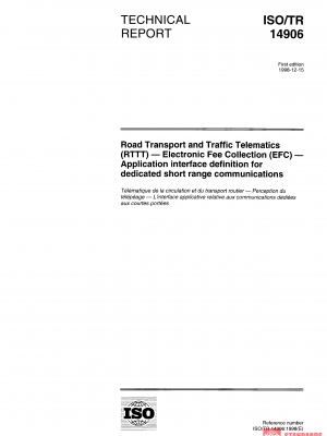 ISO/TR 14906:1998 PDF