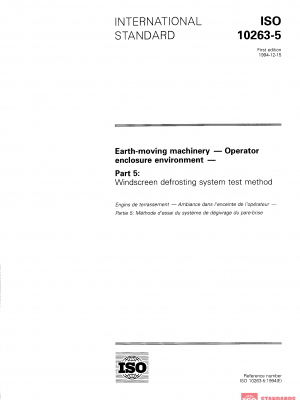 ISO 10263-5:1994 PDF
