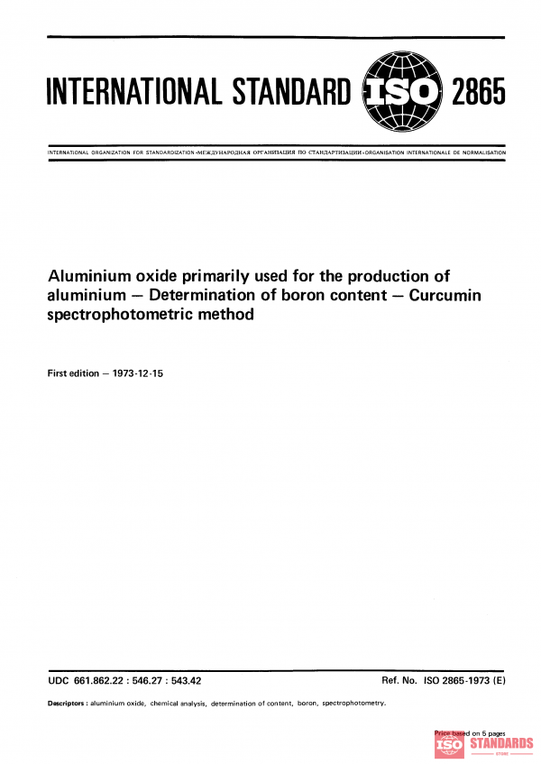 ISO 2865:1973 PDF