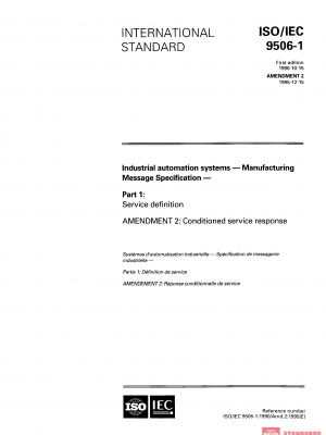 ISO/IEC 9506-1:1990/Amd 2:1995 PDF