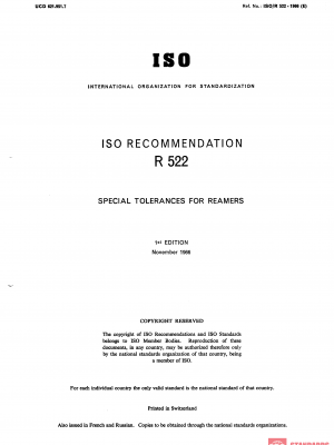 ISO/R 522:1966 PDF