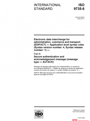 ISO 9735-6:2002 PDF