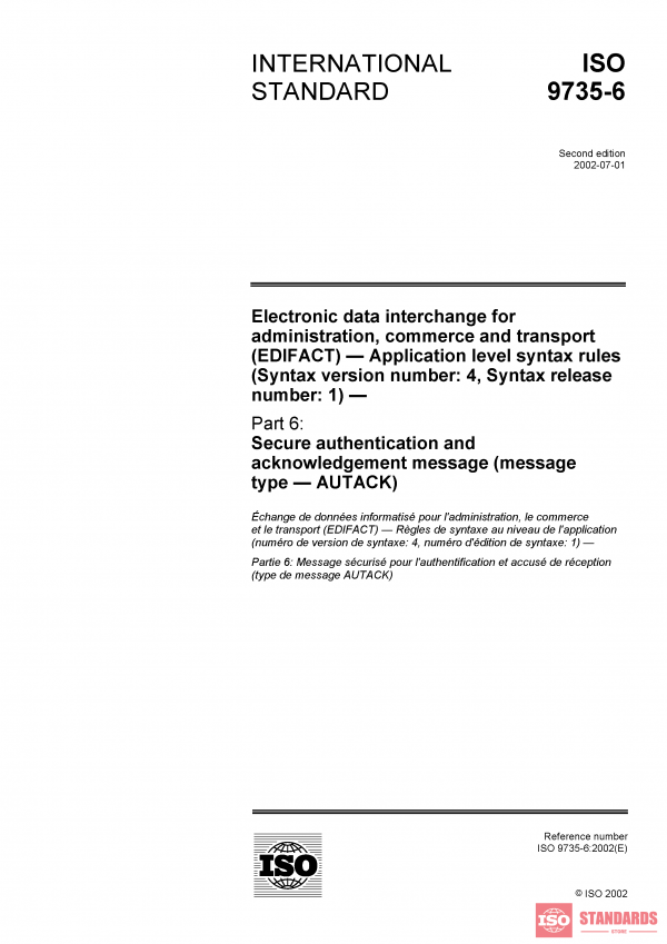 ISO 9735-6:2002 PDF