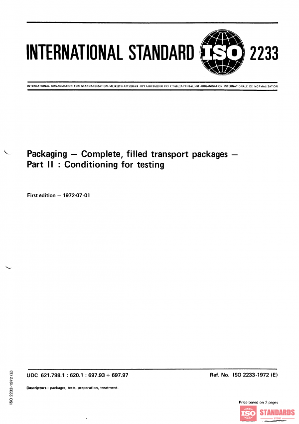 ISO 2233:1972 PDF