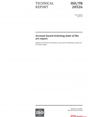 ISO/TR 20526:2017 PDF