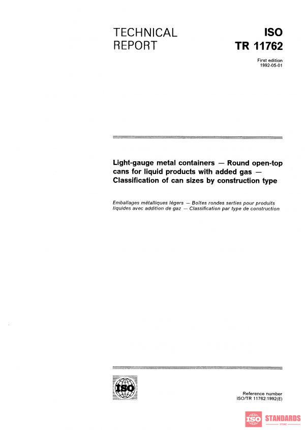 ISO/TR 11762:1992 PDF