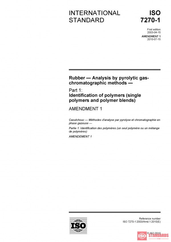 ISO 7270-1:2003/Amd 1:2010 PDF