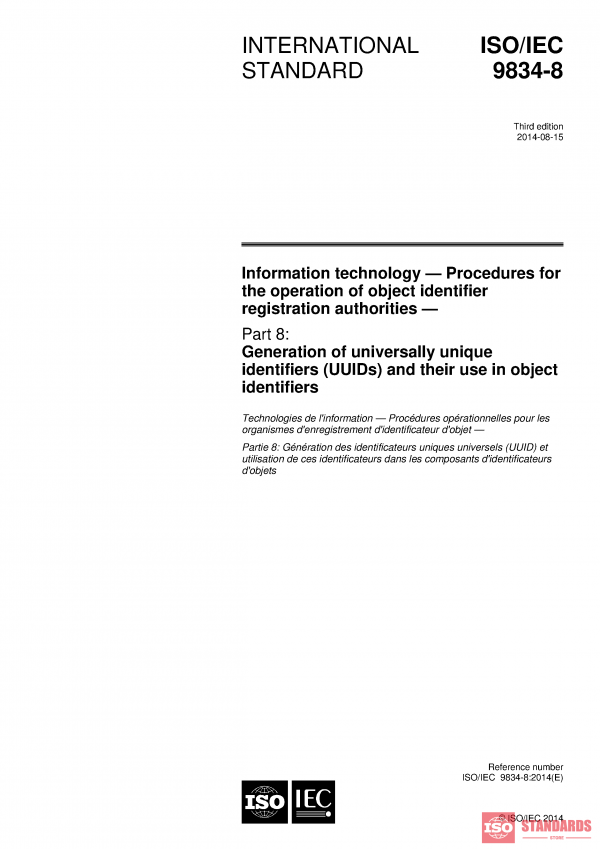 ISO/IEC 9834-8:2014 PDF