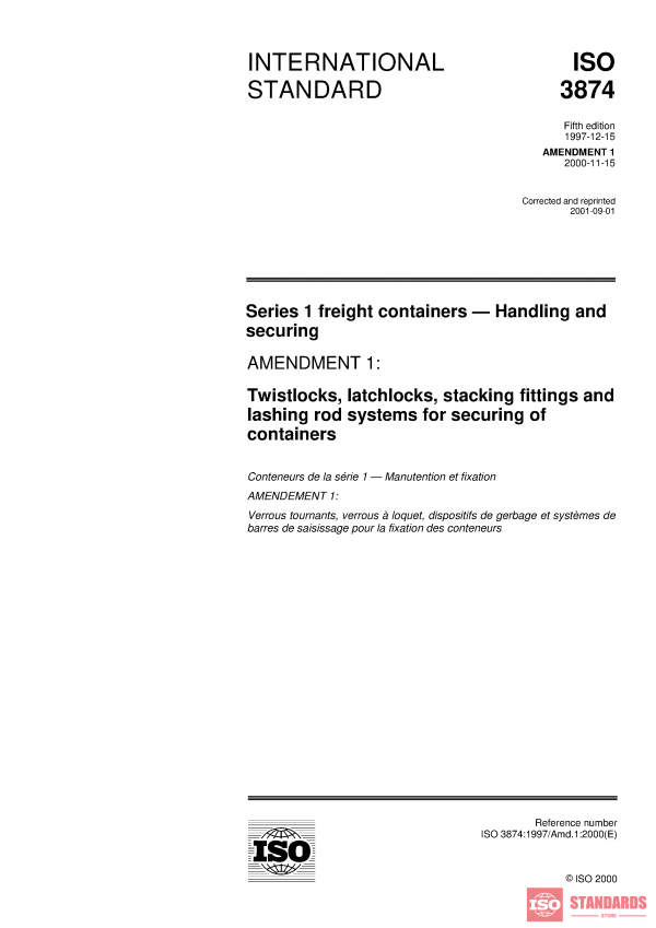 ISO 3874:1997/Amd 1:2000 PDF