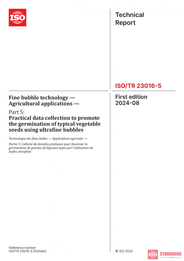 ISO/TR 23016-5:2024 PDF
