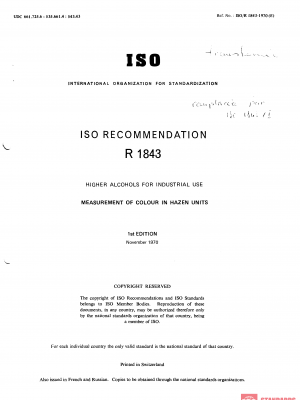 ISO/R 1843:1970 PDF