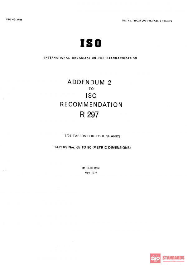 ISO/R 297:1963/Add 2 PDF