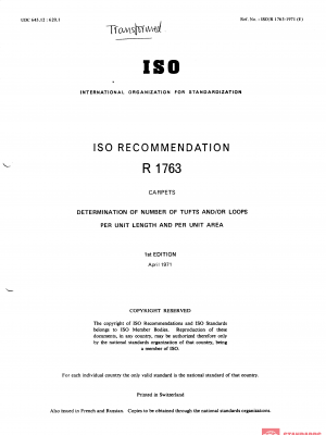 ISO/R 1763:1971 PDF