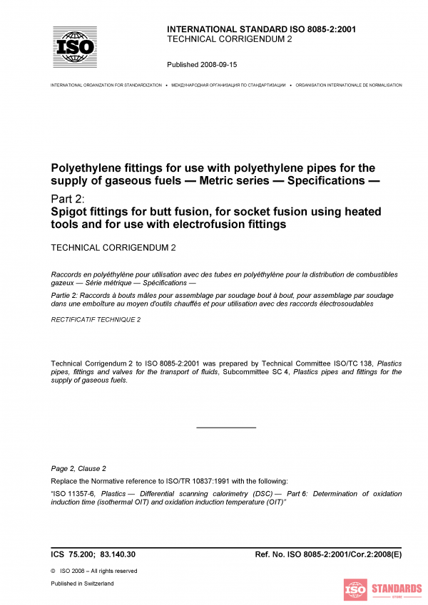 ISO 8085-2:2001/Cor 2:2008 PDF