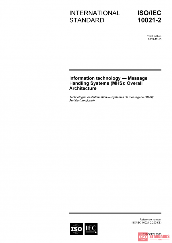 ISO/IEC 10021-2:2003 PDF
