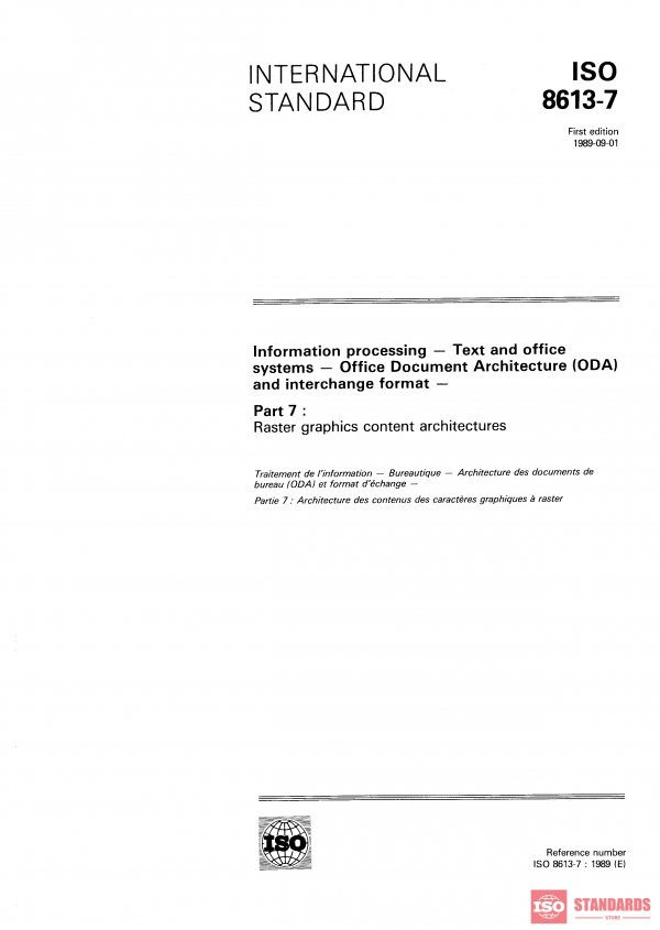 ISO 8613-7:1989 PDF