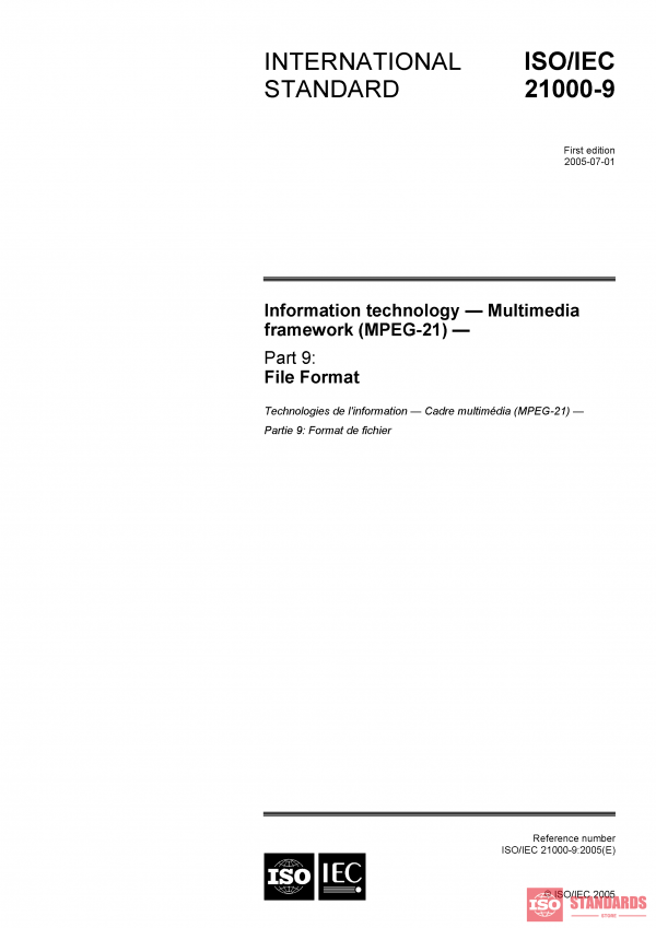 ISO/IEC 21000-9:2005 PDF