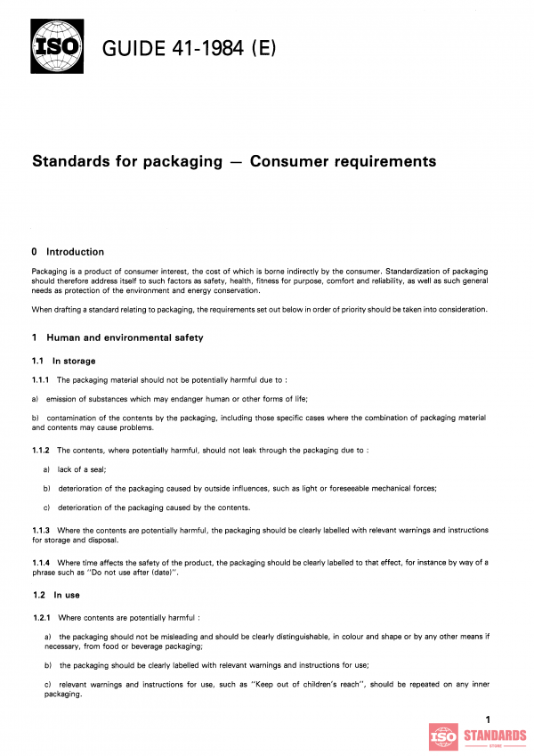 ISO Guide 41:1984 PDF