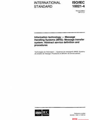 ISO/IEC 10021-4:1997 PDF