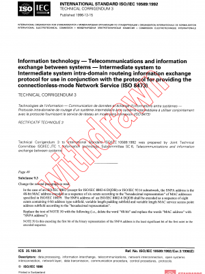 ISO/IEC 10589:1992/COR3:1996 PDF