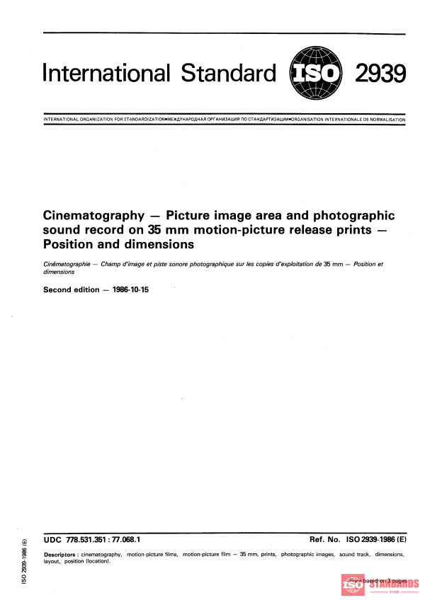 ISO 2939:1986 PDF