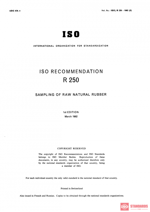 ISO/R 250:1962 PDF