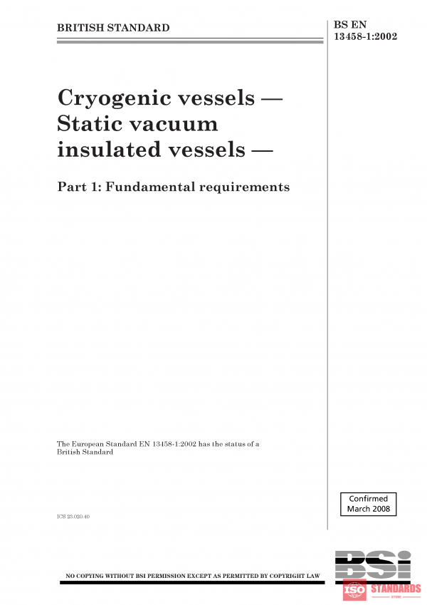 BS EN 13458 1:2002 PDF