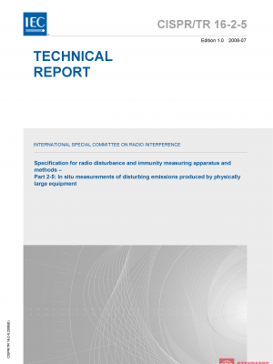 CISPR TR 16-2-5:2008 PDF