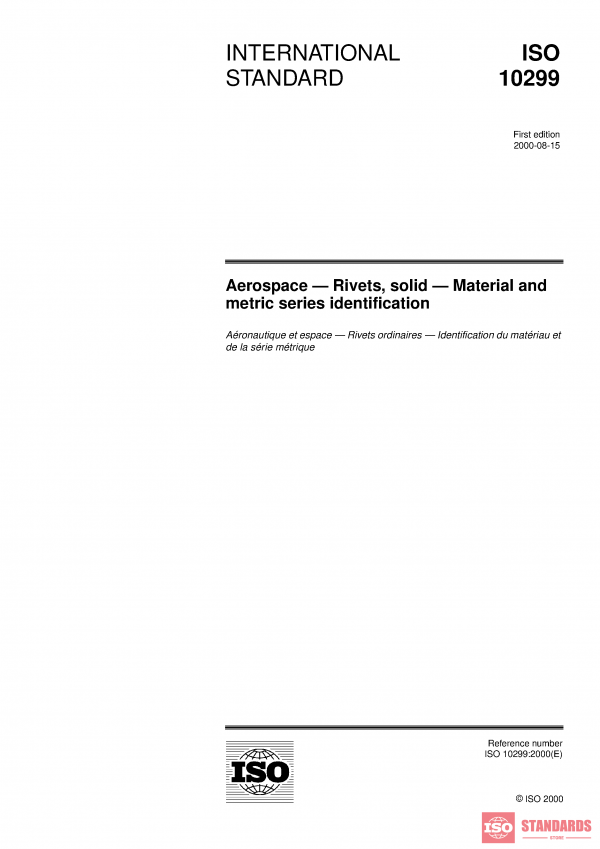 ISO 10299:2000 PDF