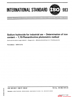 ISO 983:1974 PDF