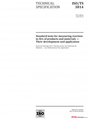 ISO/TS 3814:2014 PDF