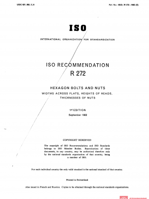 ISO/R 272:1962 PDF