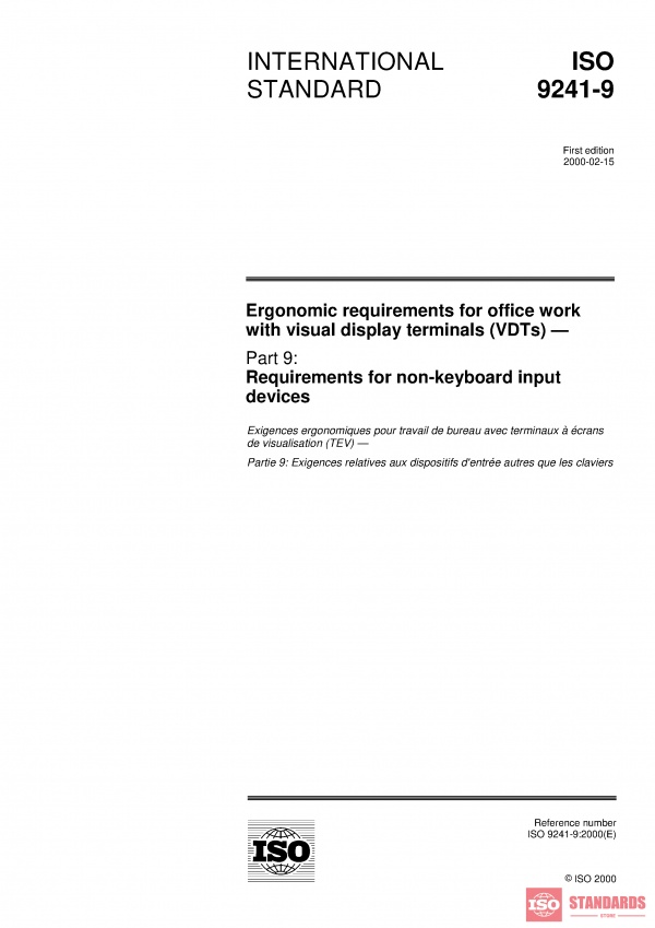 ISO 9241-9:2000 PDF