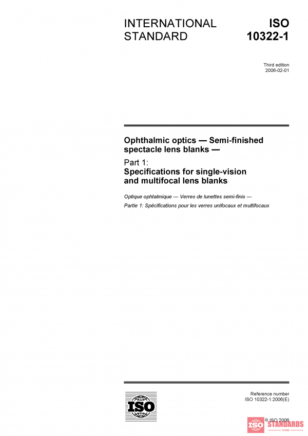 ISO 10322-1:2006 PDF