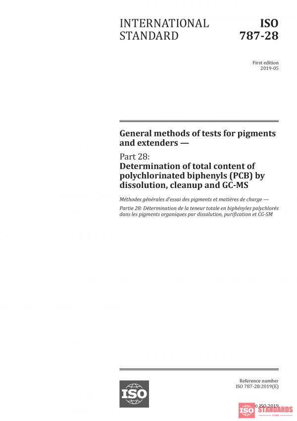ISO 787-28:2019 PDF