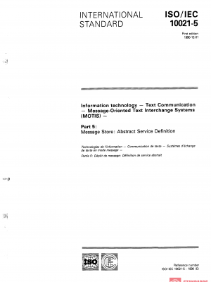 ISO/IEC 10021-5:1990 PDF