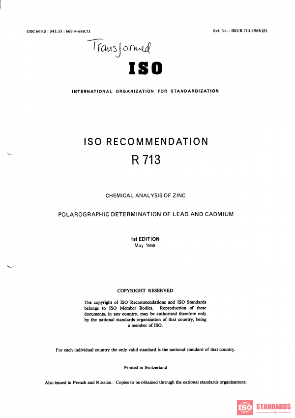 ISO/R 713:1968 PDF