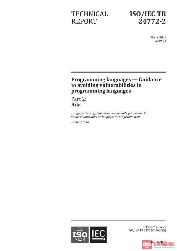 ISO/IEC TR 24772-2:2020 PDF