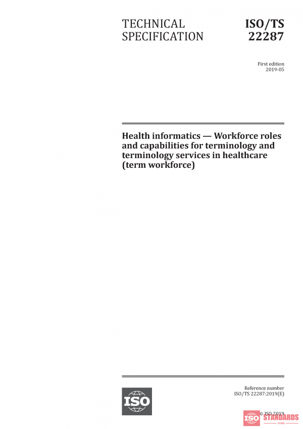 ISO/TS 22287:2019 PDF