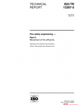 ISO/TR 13387-5:1999 PDF