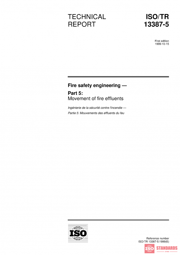 ISO/TR 13387-5:1999 PDF