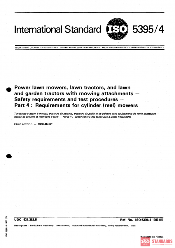 ISO 5395-4:1983 PDF