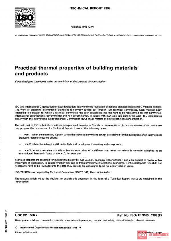 ISO/TR 9165:1988 PDF