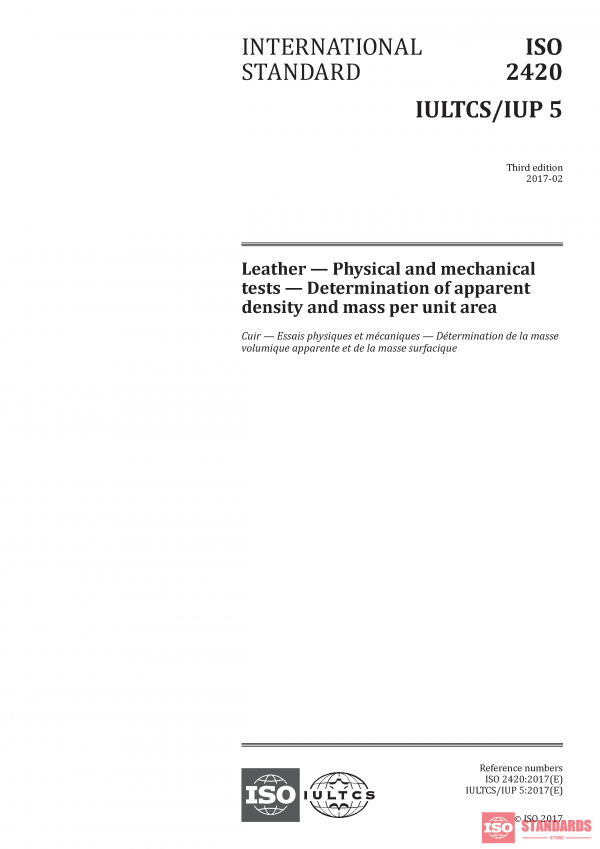 ISO 2420:2017 PDF