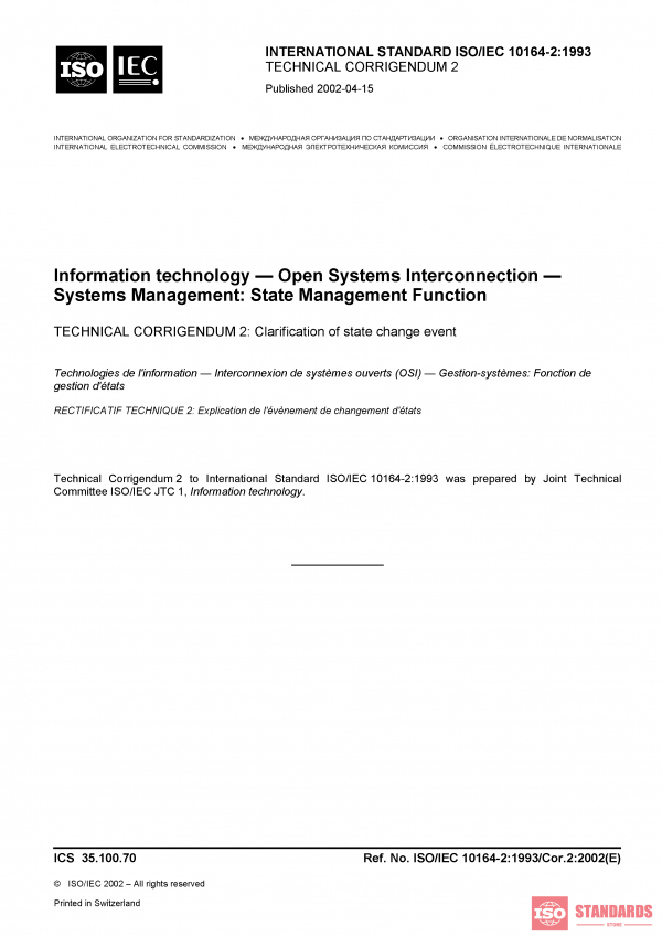 ISO/IEC 10164-2:1993/Cor 2:2002 PDF