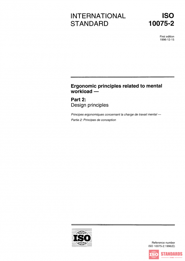 ISO 10075-2:1996 PDF